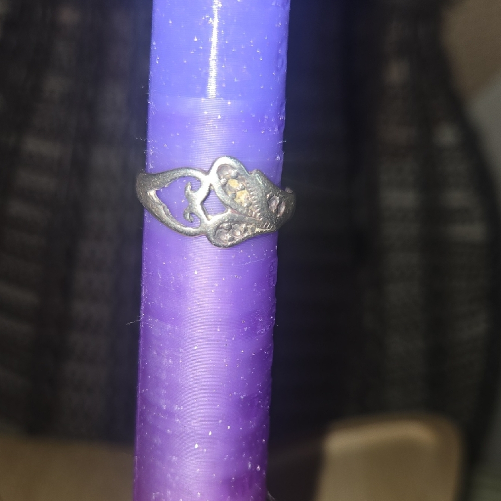 Elegant Silver Butterfly Ring